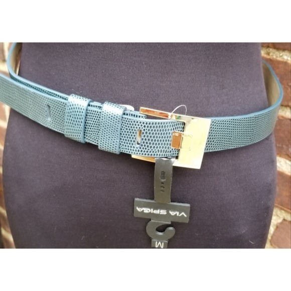 Via Spiga textured belt M NWT - Picture 1 of 8